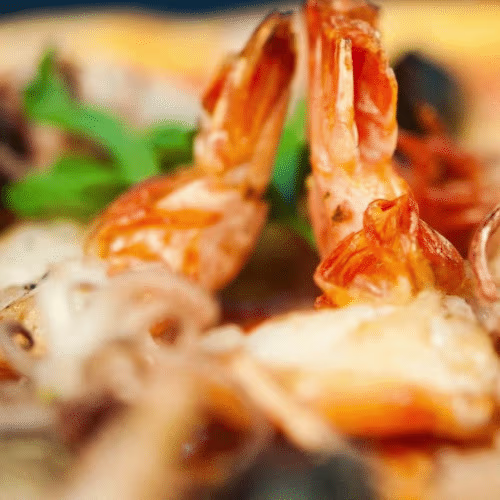 Tagliatelle con Scampi