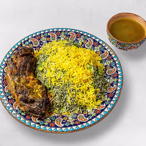 Baghali Polo mit Gardan