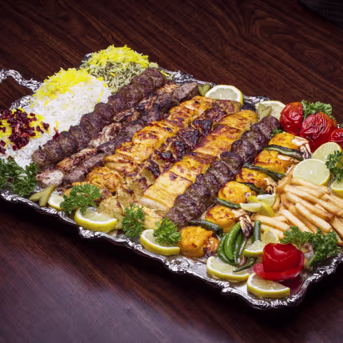 Termeh Grill Platte für 3 Personen