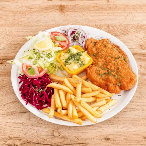 Schnitzel Teller
