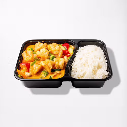 Red Curry Garnelen