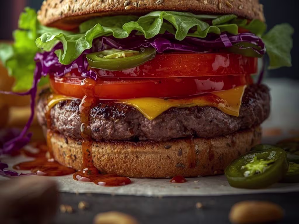 The He is on Fire Burger