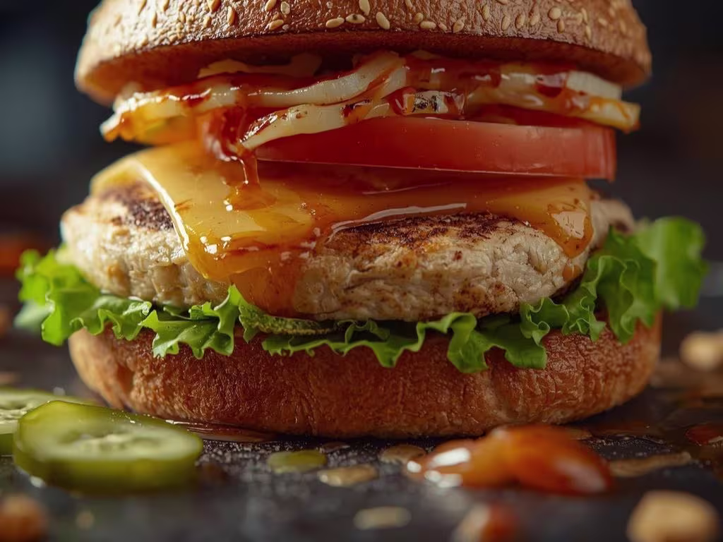 Chicken und Teriyaki Burger