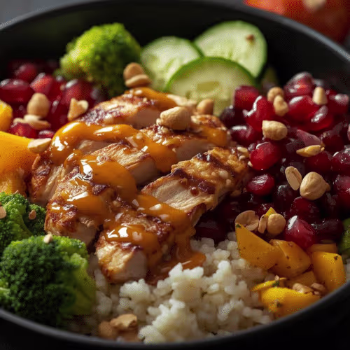 Goodlife Bowl Vegan planted Chicken und Chili-Dressing