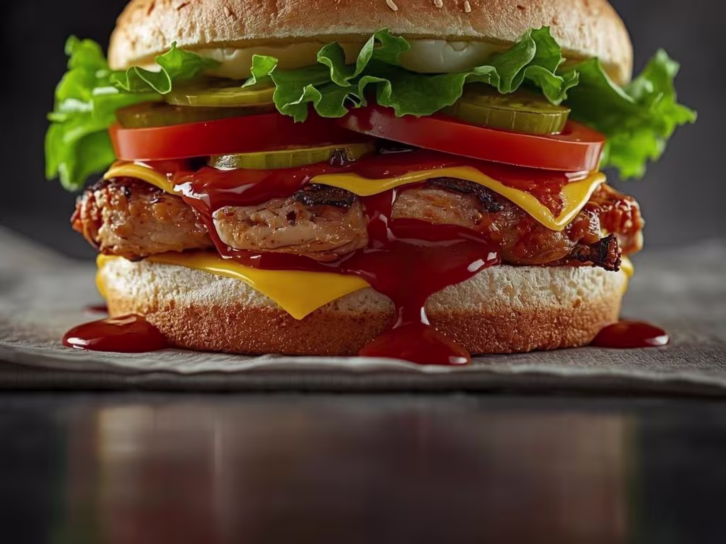 Thai Mango Burger (vegan)