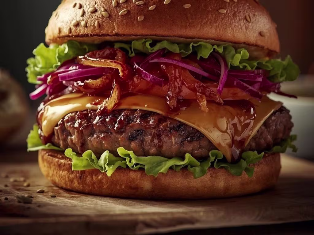 Beef und BBQ burger