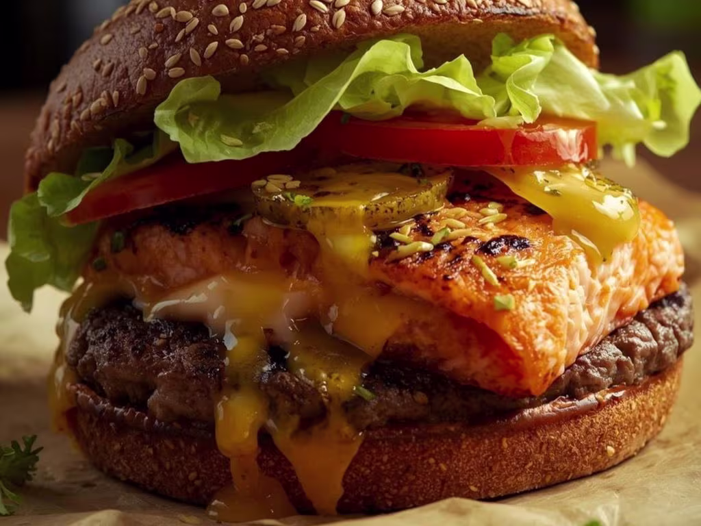 Salmon und Dirty Umami Burger