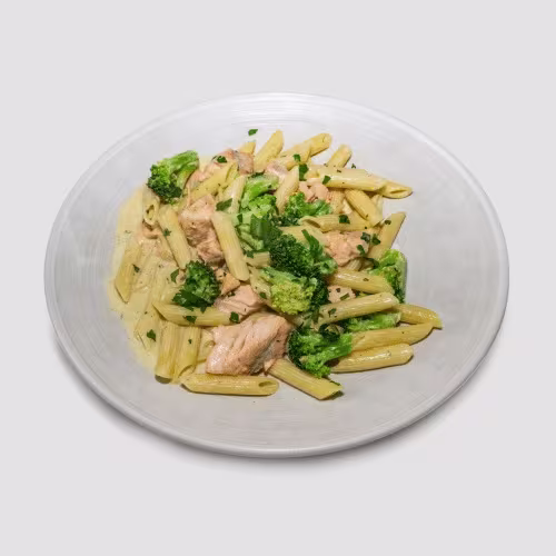 Rigatoni con salmone