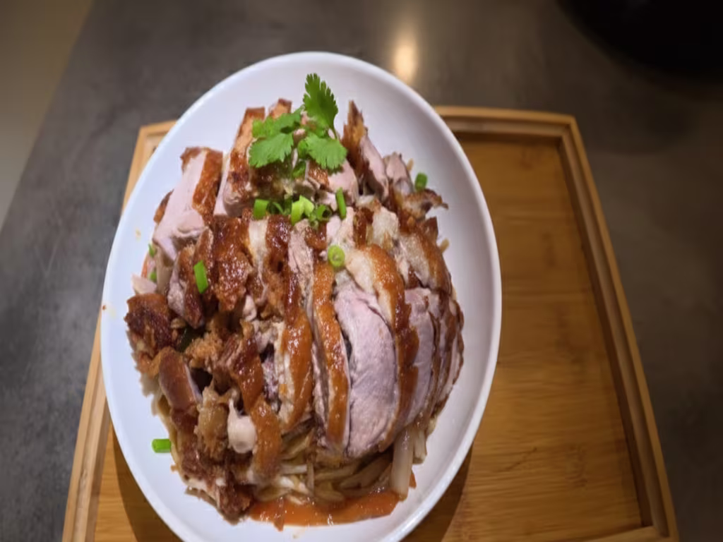Knusprige Ente mit Wok Gemüse