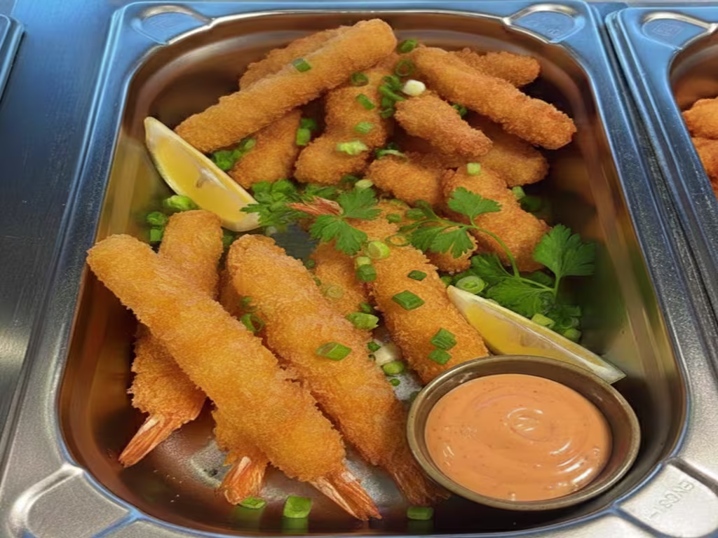 Garnelen paniert 6 Stk. mit Cocktailsauce