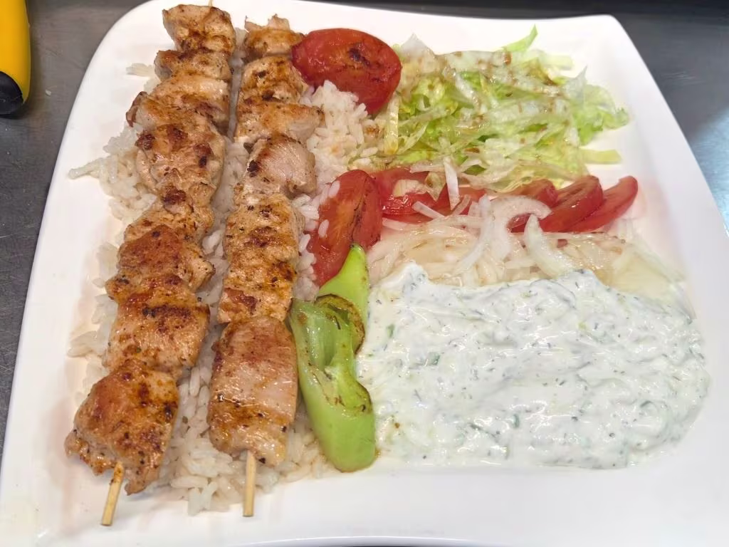Hühnerspieß