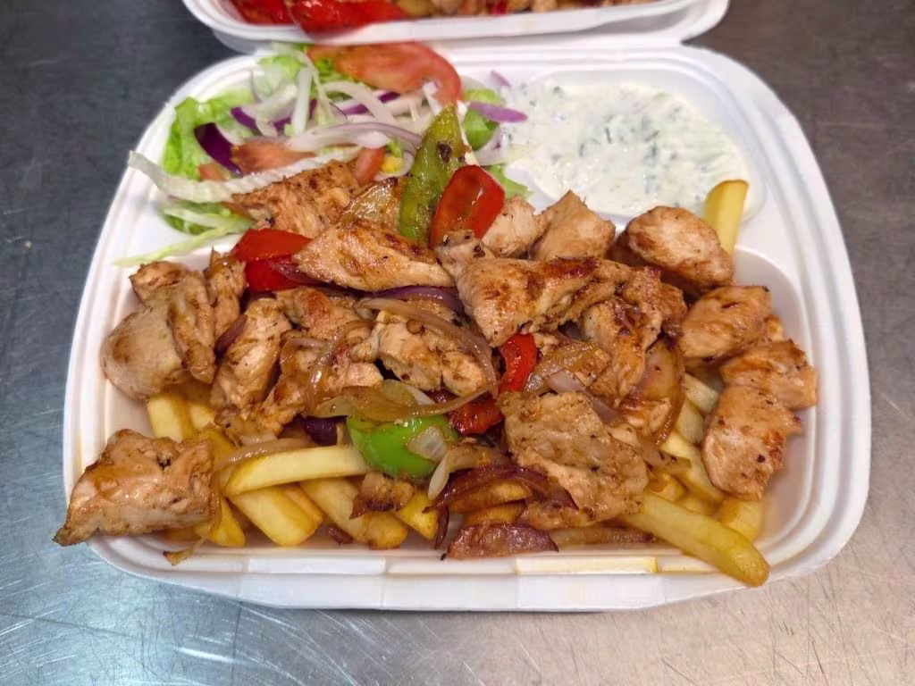 Hühner Gyros