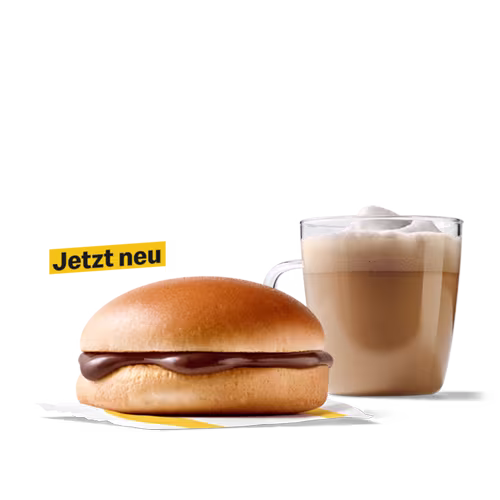 Nougat Burger Menü grande