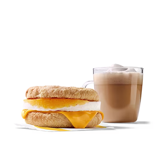 McMuffin Cheese & Egg Menü grande