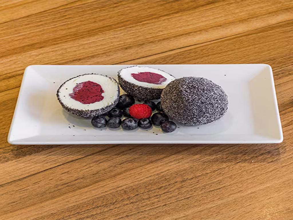 Topfeneisknödel