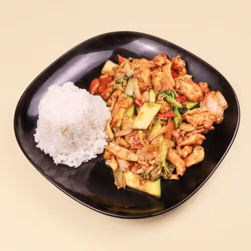 Huhn mit Wokgemüse