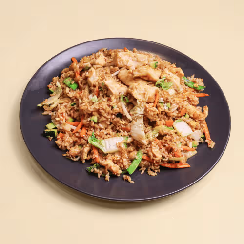 Hühnerfleisch-Box mit Eierreis