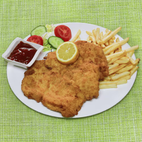 Gebackenes Schnitzel