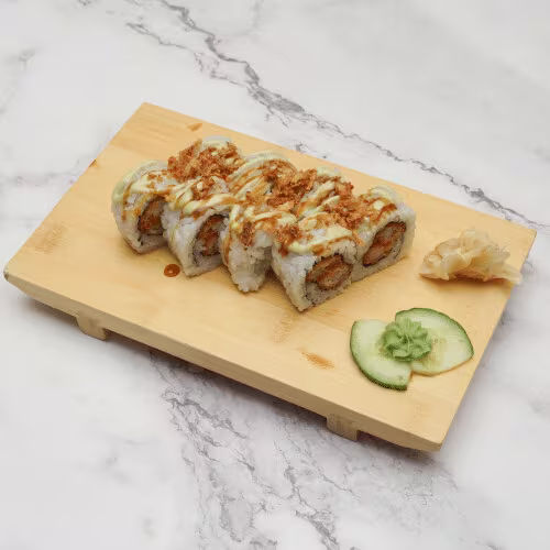 Knusprige Garnelen Maki (8 Stück)