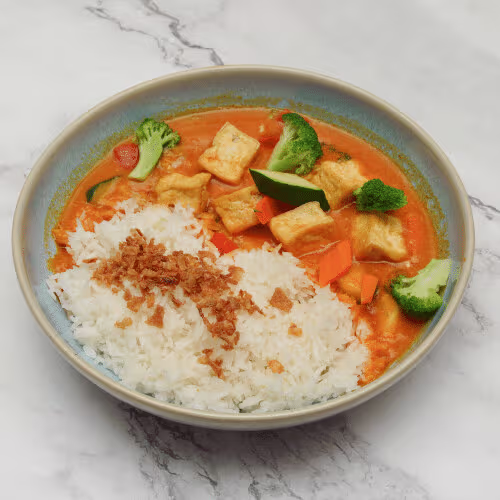 Thai Curry Tofu Bowl