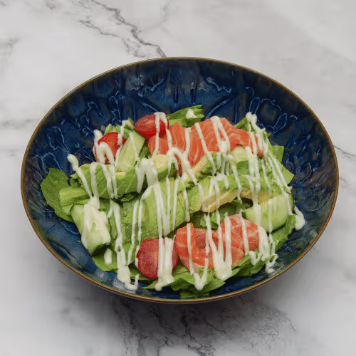 Lachs Avocado Salat