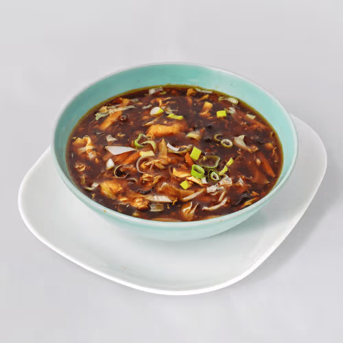 Hot-Sour-Suppe mit Hühnchen (scharf)