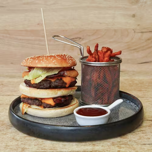 Crazy Barbecue Bacon Burger