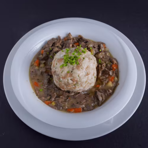 Kalbsbeuschel mit Knödel