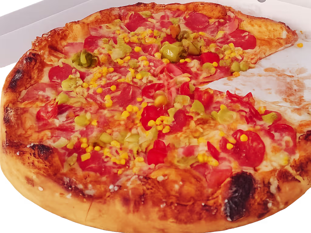 Party Pizza für 4 Pers. Inkl. 4 Getränke Dose