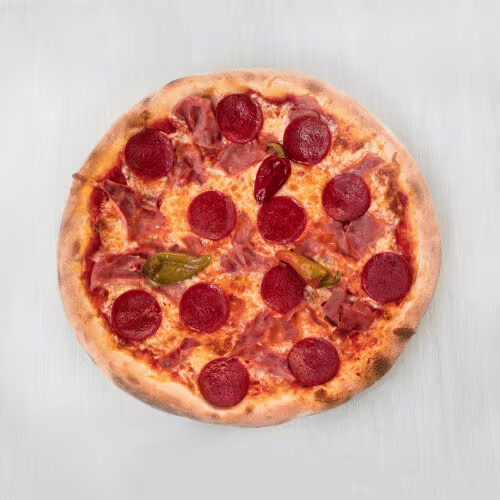 Familia pizza Diavola (scharf)