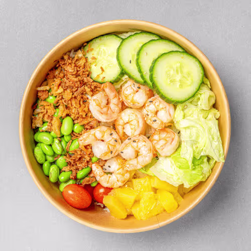 Garlic Shrimps Bowl
