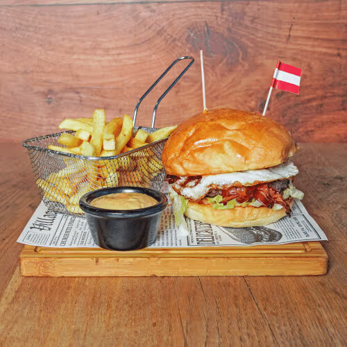 Ham & Egg Burger