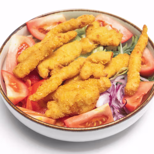 Backhendl Salat