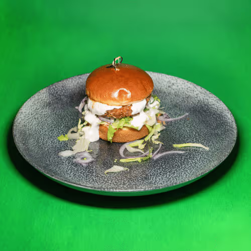 No Chicken Burger (vegan)