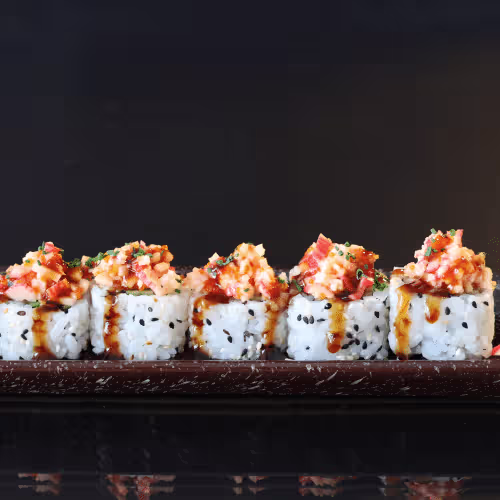Spicy Surimi Rolls (scharf)