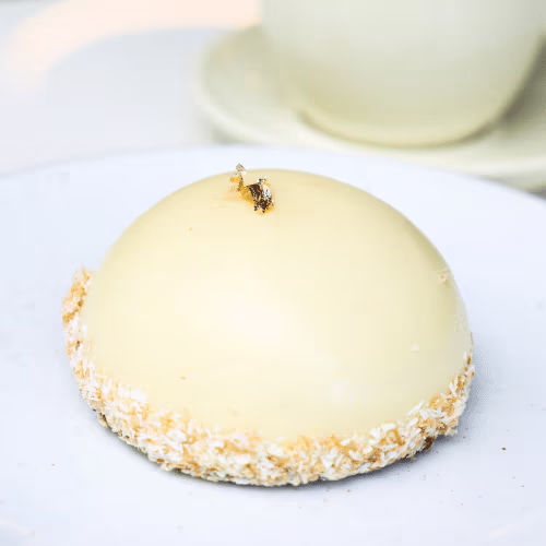 Bombe au chocolat blanc