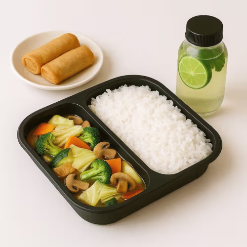 Menü 8 - Veg. Pad Pak Ruam