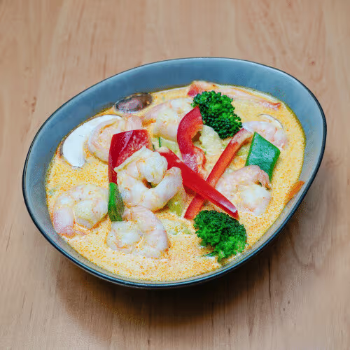 Garnelen mit Thai Currys