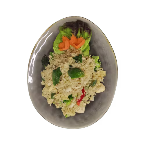 Khao Pad Gaeng Khiaw Whan (scharf)