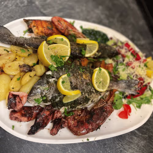 Fischplatte (für 2 Personen)