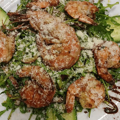 Gamberoni con Rucola