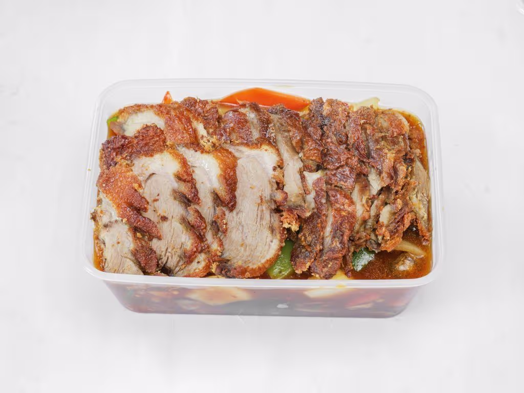 Ente nach Sichuan Art (scharf)