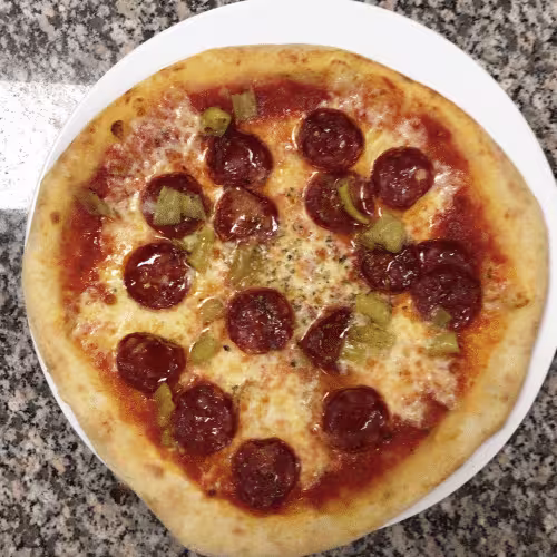 Pizza Diavolo (scharf)