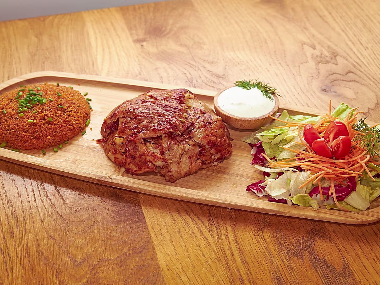 Döner on Bamboo Couscous