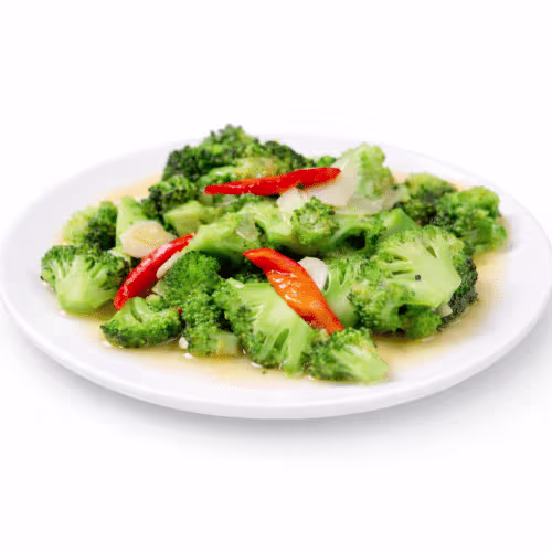 Gebratener Brokkoli (vegetarisch)