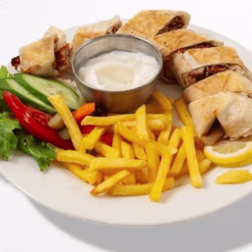 Arabischer Shawarma Teller