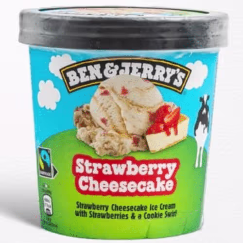 Ben & Jerry's Strawberry Cheesecake 500ml