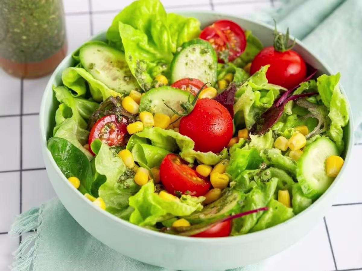 Gemischter Blattsalat (vegetarisch)