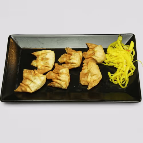 Gebackene Wantan, hausgemacht