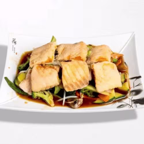 Lachs Teriyaki
